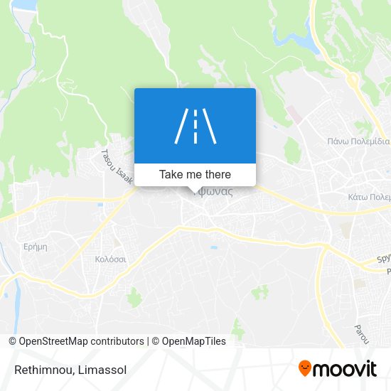 Rethimnou map