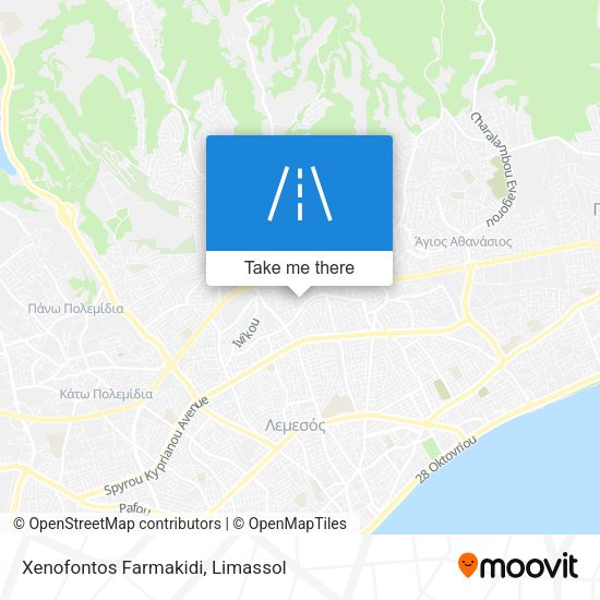 Xenofontos Farmakidi map