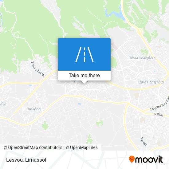 Lesvou map