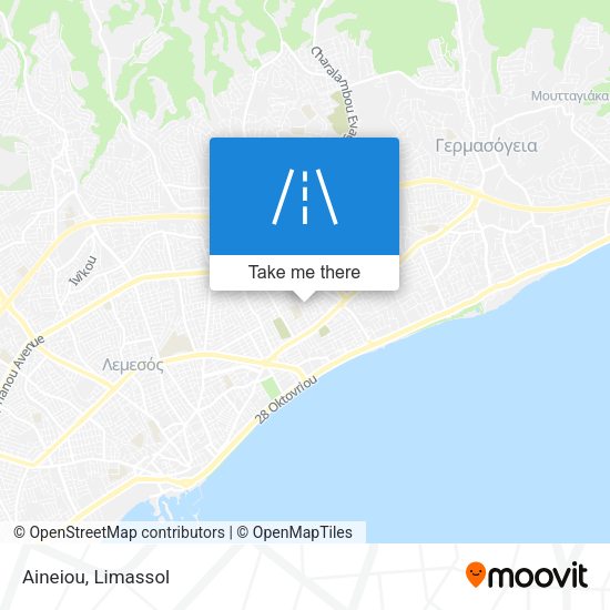 Aineiou map