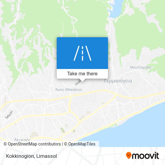 Kokkinogion map