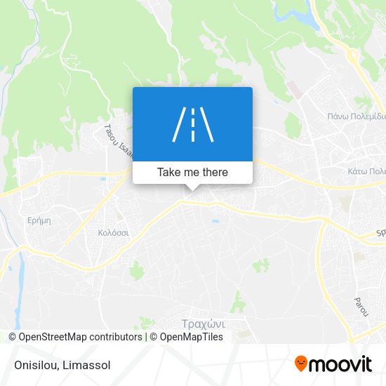 Onisilou map