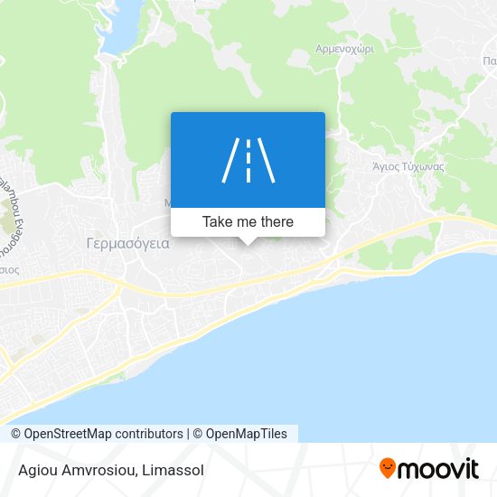 Agiou Amvrosiou map