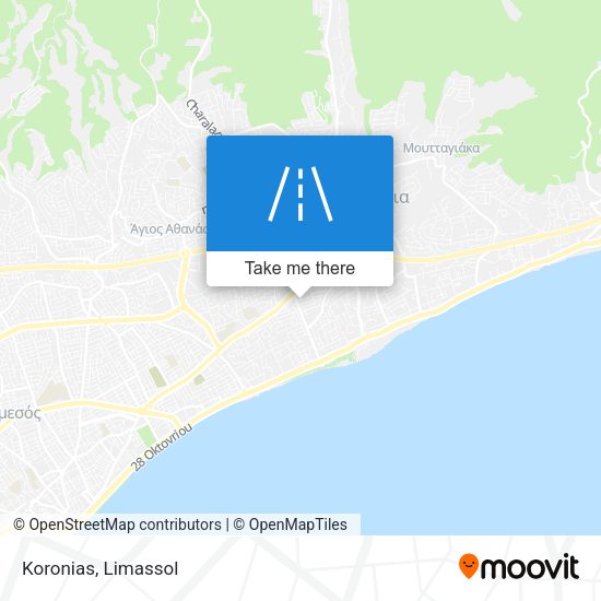 Koronias map