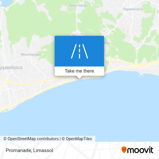 Promanade map