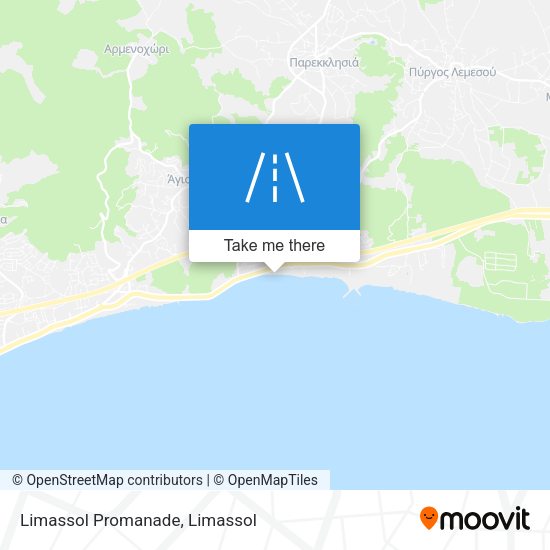 Limassol Promanade map
