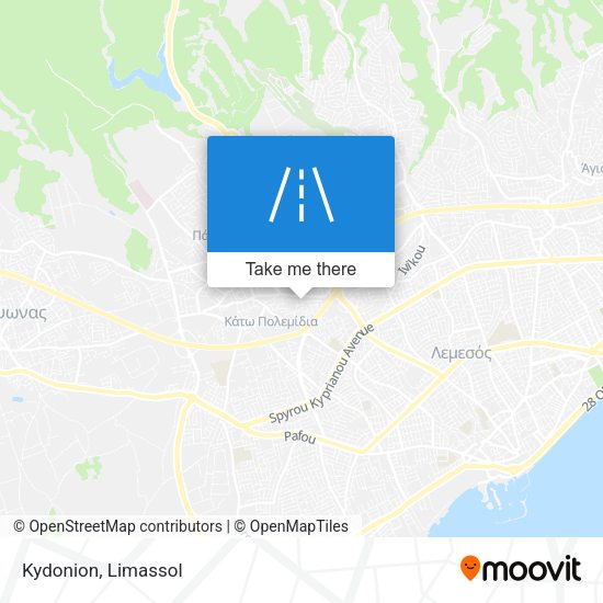 Kydonion map