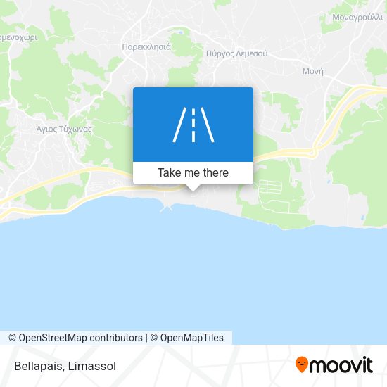Bellapais map