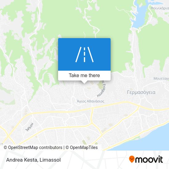 Andrea Kesta map