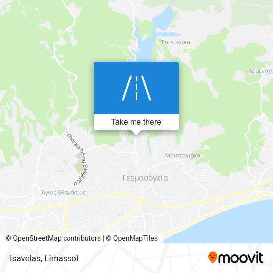 Isavelas map