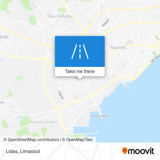 Lidas map