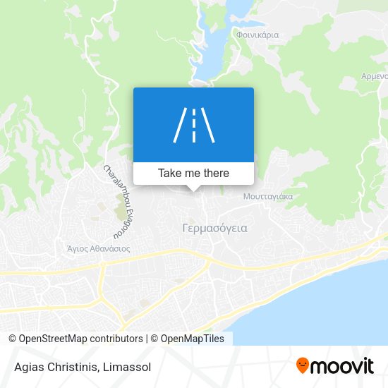 Agias Christinis map