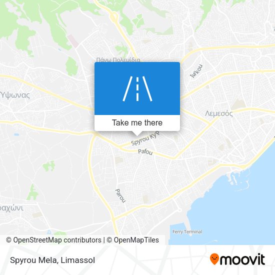 Spyrou Mela map