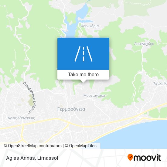 Agias Annas map