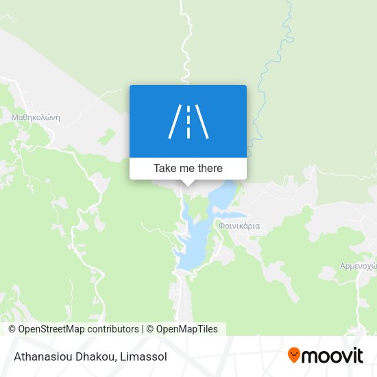 Athanasiou Dhakou map