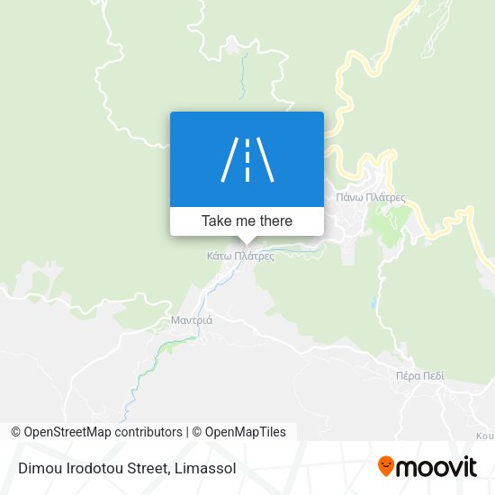 Dimou Irodotou Street map