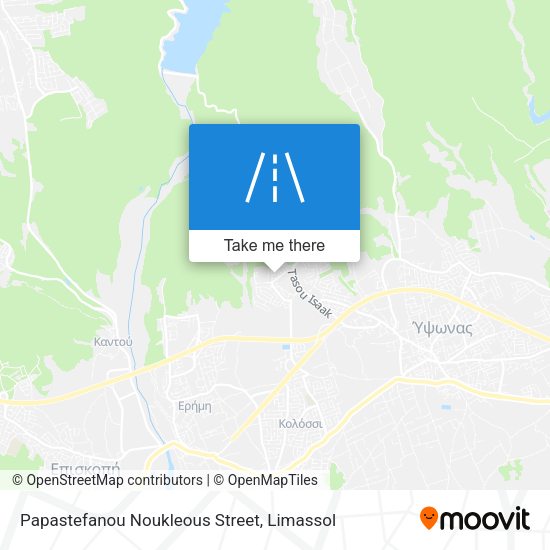 Papastefanou Noukleous Street map