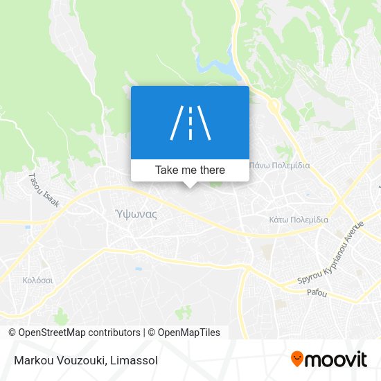 Markou Vouzouki map