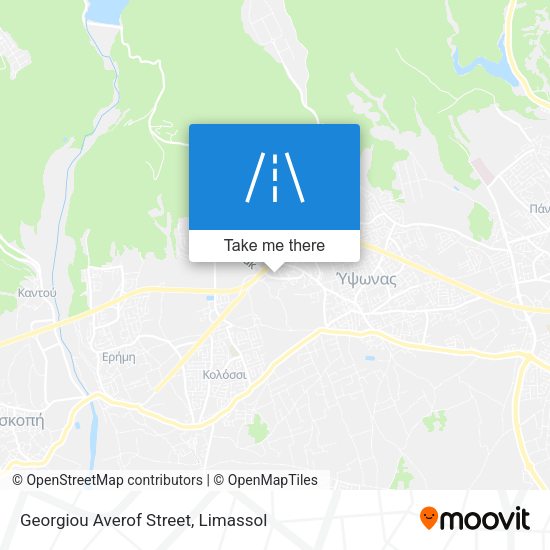 Georgiou Averof Street map