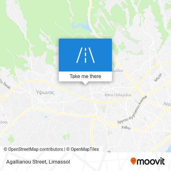 Agallianou Street map