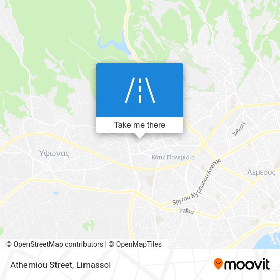 Athemiou Street map