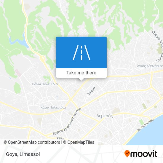 Goya map