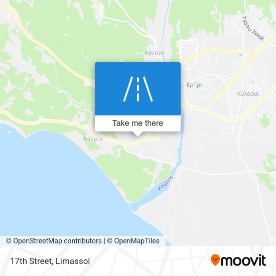 17th Street map