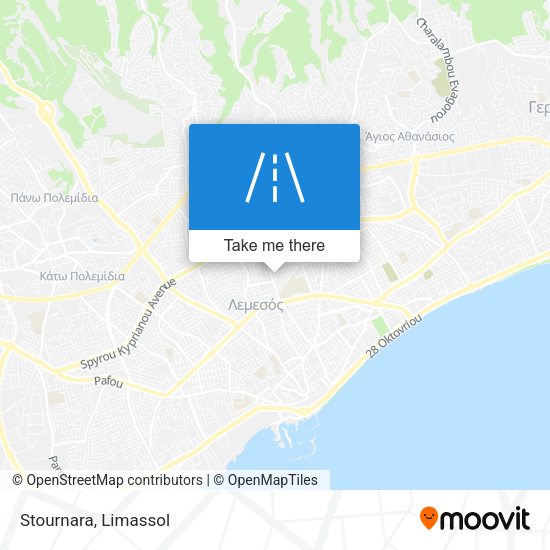 Stournara map