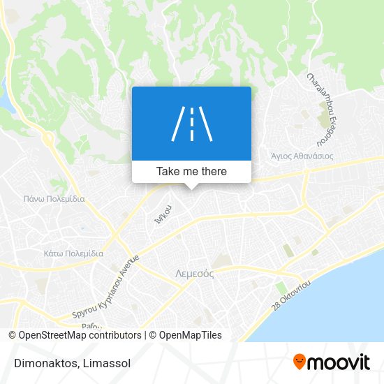 Dimonaktos map