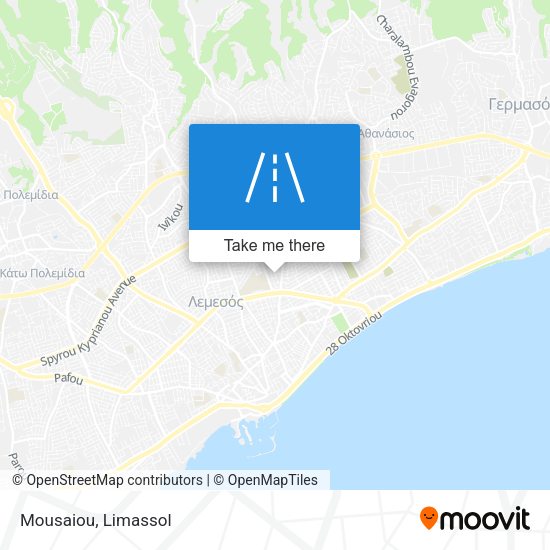 Mousaiou map