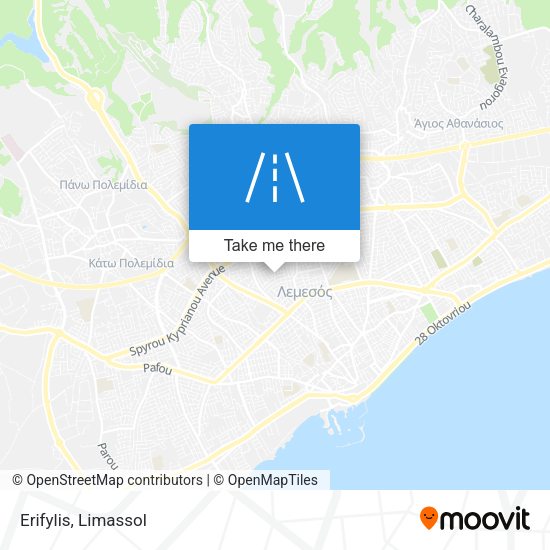 Erifylis map