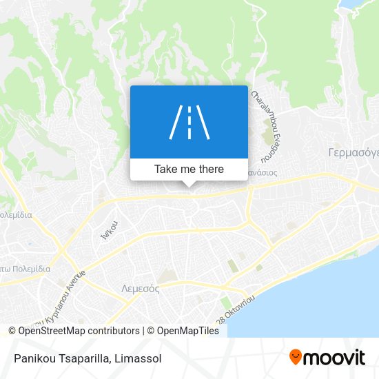 Panikou Tsaparilla map