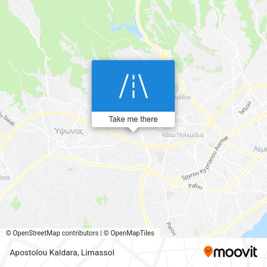 Apostolou Kaldara map