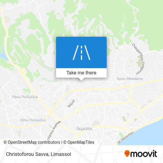 Christoforou Savva map