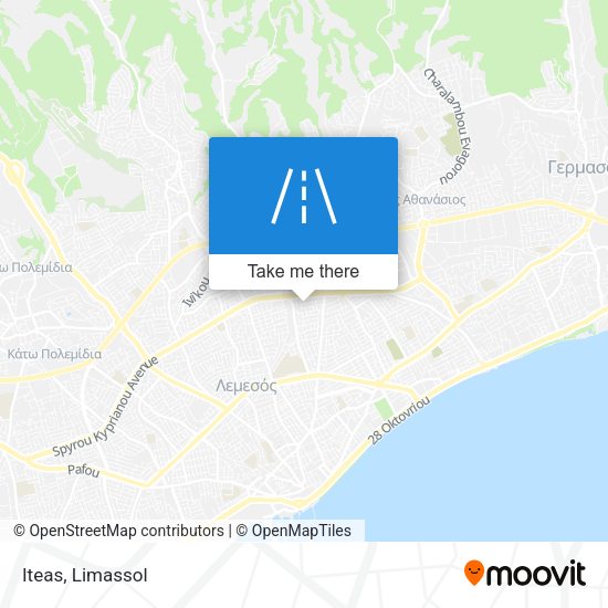 Iteas map