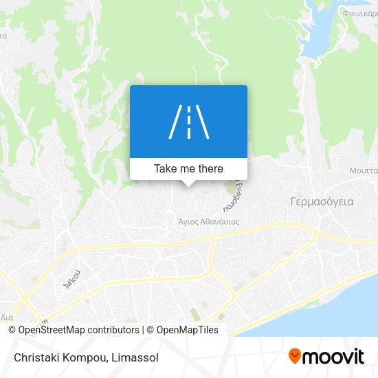 Christaki Kompou map