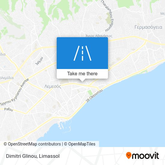 Dimitri Glinou map