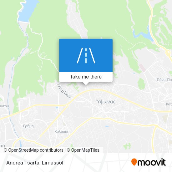 Andrea Tsarta map