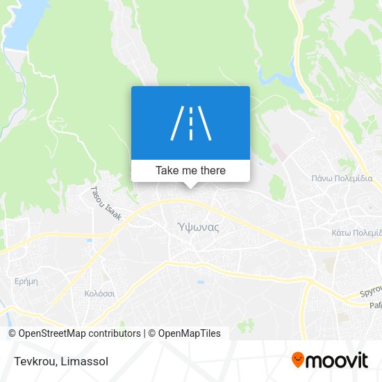 Tevkrou map