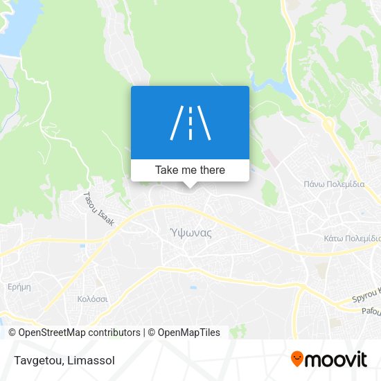 Tavgetou map