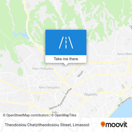 Theodosiou Chatzitheodosiou Street map