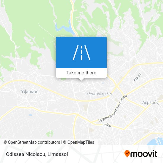 Odissea Nicolaou map