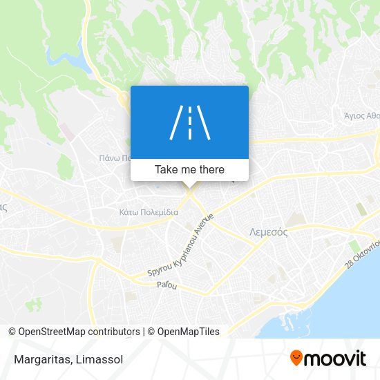 Margaritas map