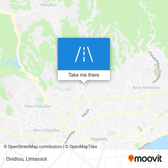 Ovidiou map