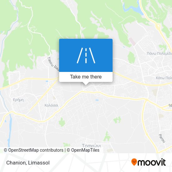 Chanion map