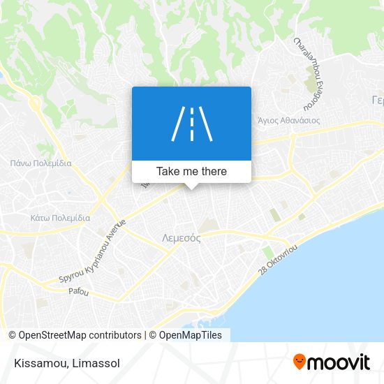 Kissamou map