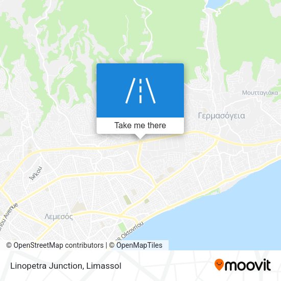 Linopetra Junction map