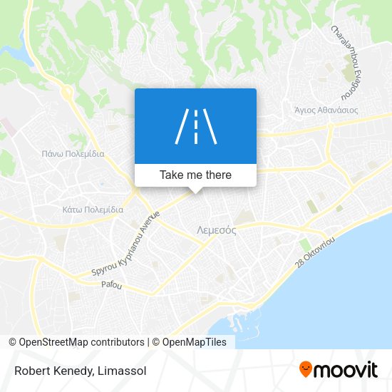 Robert Kenedy map