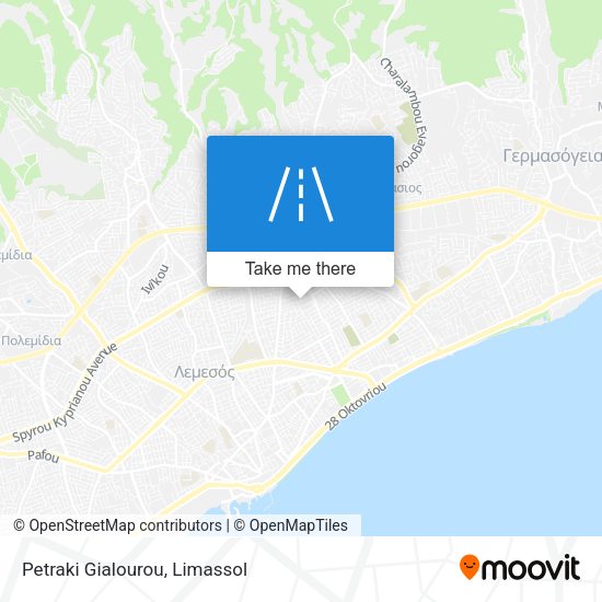 Petraki Gialourou map