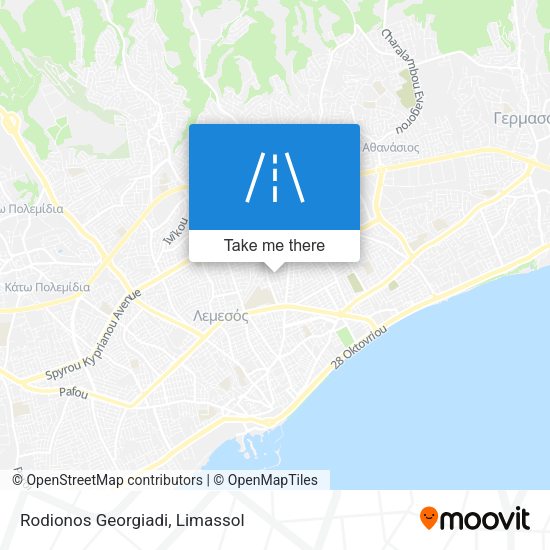 Rodionos Georgiadi map